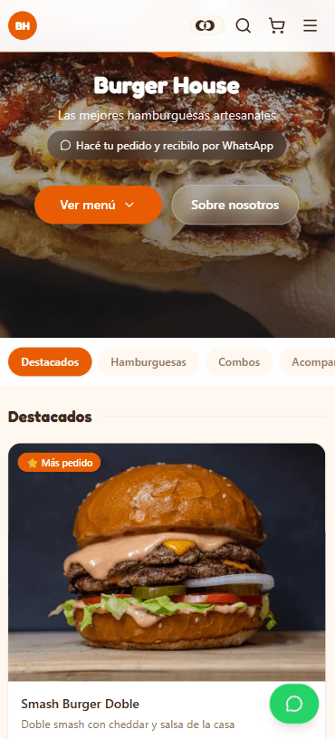 Burger House - móvil